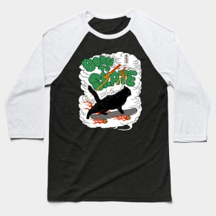 Born To Skate Baseball T-Shirt